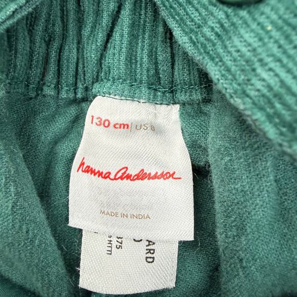 Hanna Andersson Green Corduroy Overalls - Picture 3 of 7